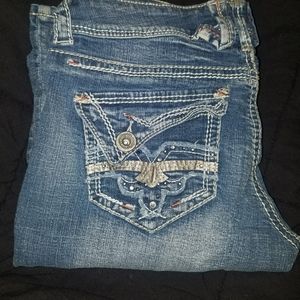 Woman's hydraulic jeans